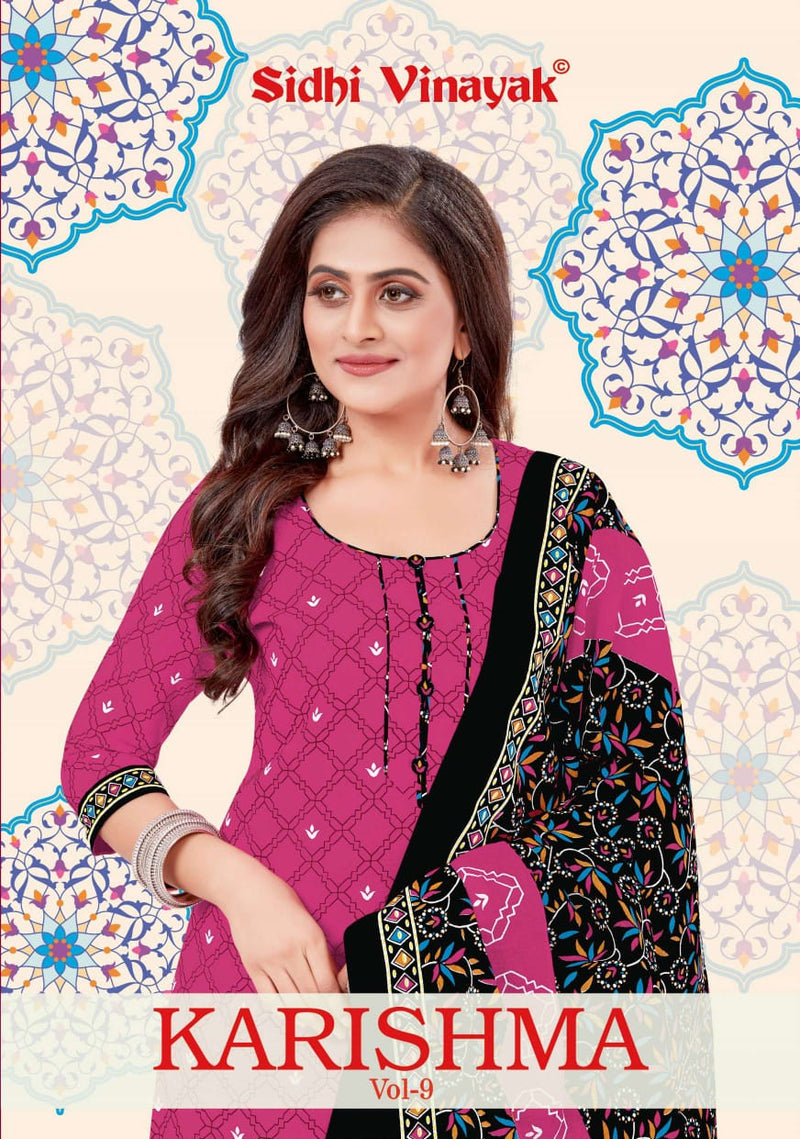 Siddhi Vinayak Karishma Vol 9 Cotton Printed Patiala Style Festive Wear Salwar Kameez