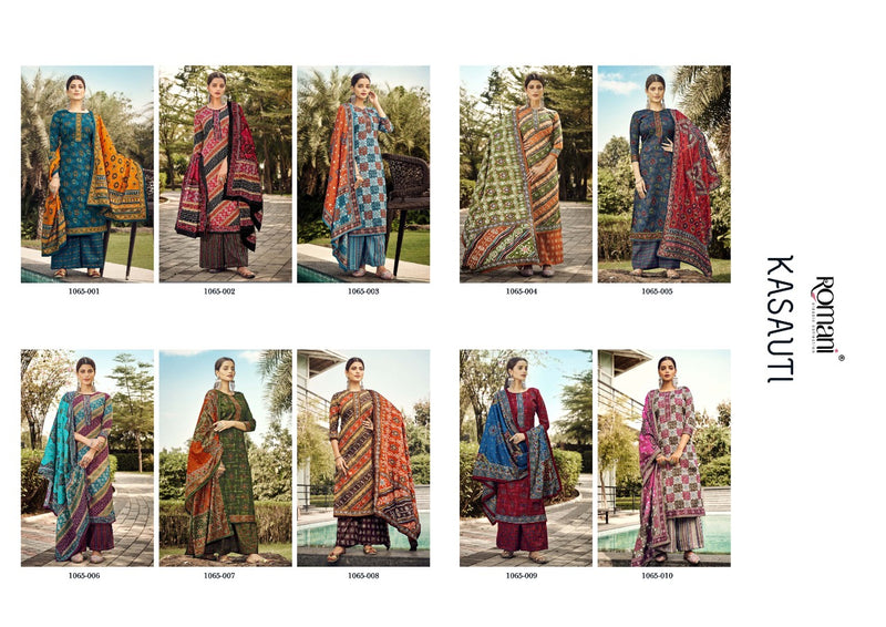 Romani Kasauti Pashmina With Beautiful Work Stylish Designer Festive Wear Salwar Kameez