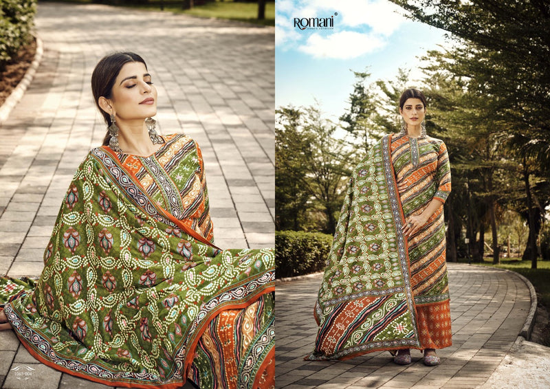 Romani Kasauti Pashmina With Beautiful Work Stylish Designer Festive Wear Salwar Kameez