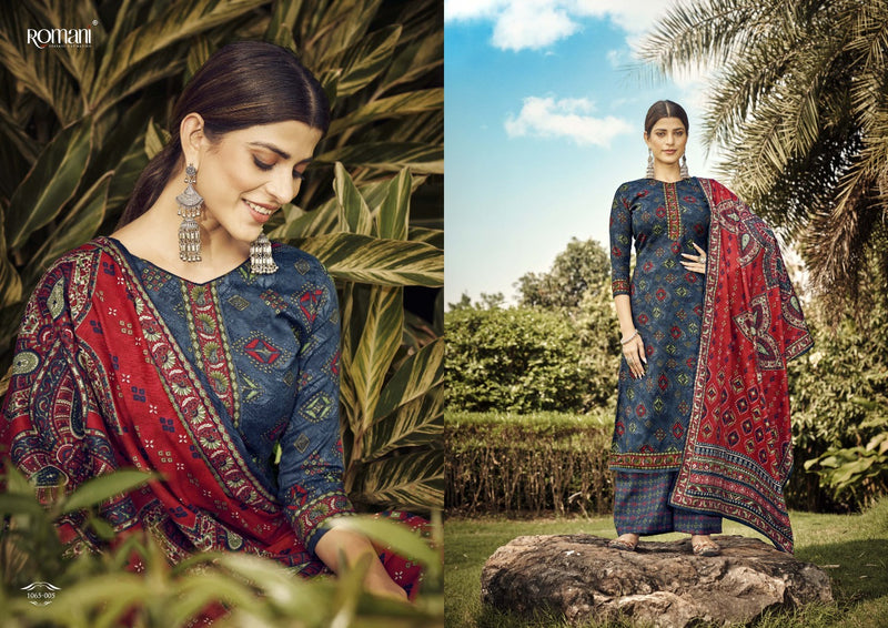 Romani Kasauti Pashmina With Beautiful Work Stylish Designer Festive Wear Salwar Kameez
