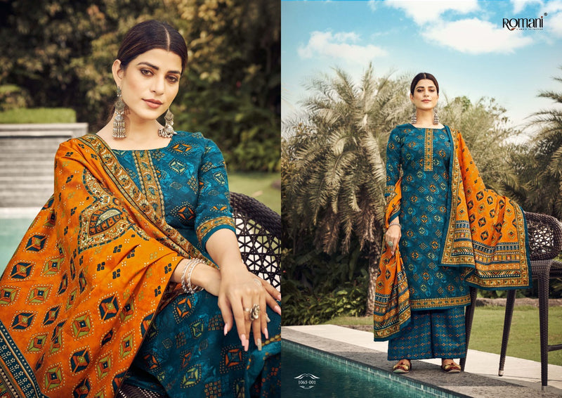 Romani Kasauti Pashmina With Beautiful Work Stylish Designer Festive Wear Salwar Kameez