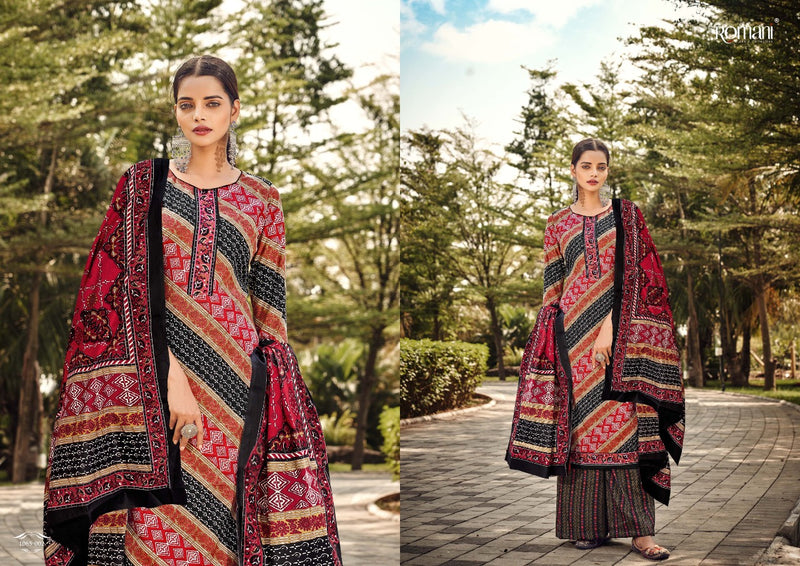 Romani Kasauti Pashmina With Beautiful Work Stylish Designer Festive Wear Salwar Kameez