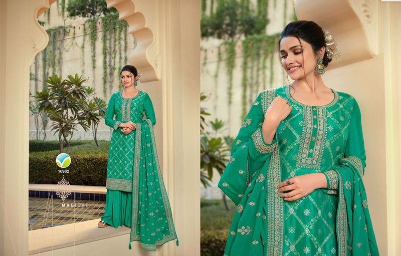 Vinay Fashion Llp Kaseesh Guzarish Dola Jacquard Designer Party Wear Salwar Suits