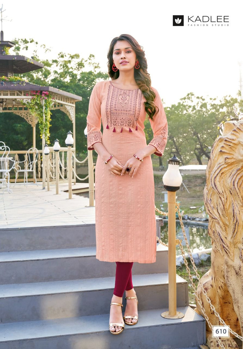Kadlee Fashion Kashish Rayon Designer Fancy Party Wear Kurtis