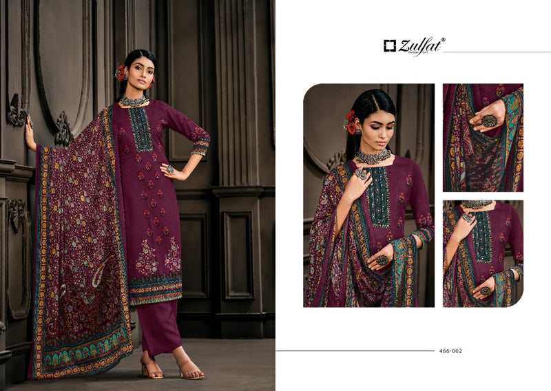 Zulfat Kashmira Vol 2 Pashmina With Digital Print Work Stylish Designer Fancy Salwar Kameez