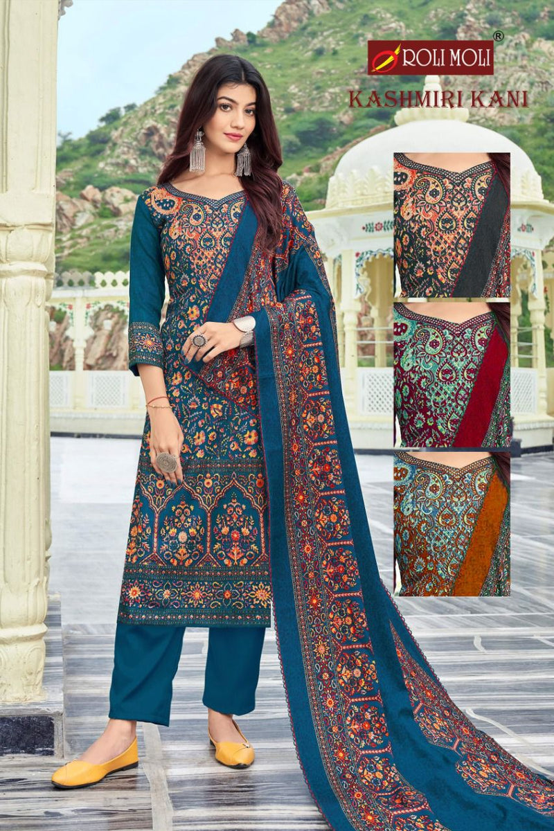 Roli Moli Kashmiri Kaani Pashmina  Winter Wear