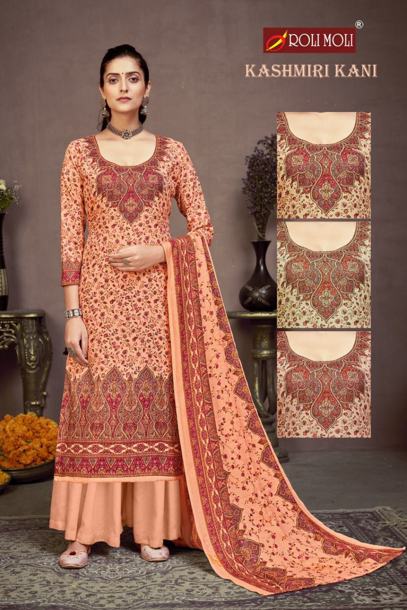 Roli Moli Kashmiri Kaani Pashmina  Winter Wear