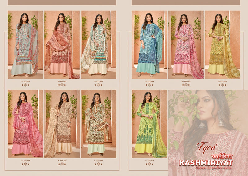 Fyra Designing Hub Kashmiriyat Jam Cotton Festive Wear Salwar Suits With Digital Print