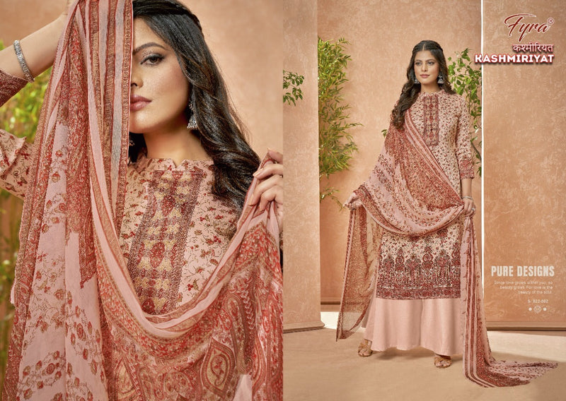 Fyra Designing Hub Kashmiriyat Jam Cotton Festive Wear Salwar Suits With Digital Print