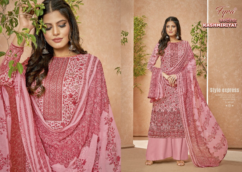 Fyra Designing Hub Kashmiriyat Jam Cotton Festive Wear Salwar Suits With Digital Print