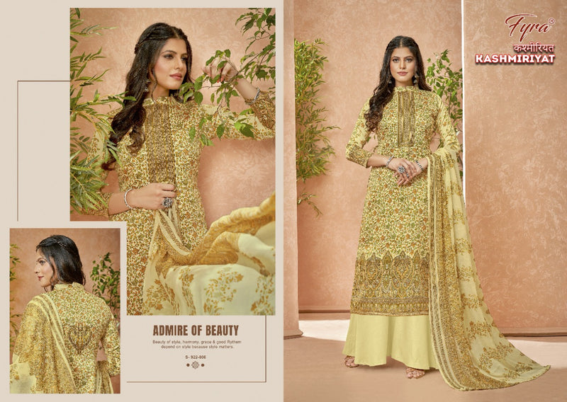 Fyra Designing Hub Kashmiriyat Jam Cotton Festive Wear Salwar Suits With Digital Print