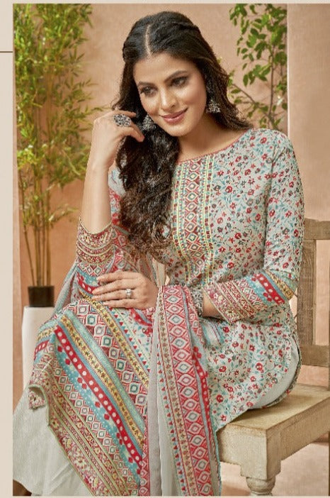 Fyra Designing Hub Kashmiriyat Jam Cotton Festive Wear Salwar Suits With Digital Print