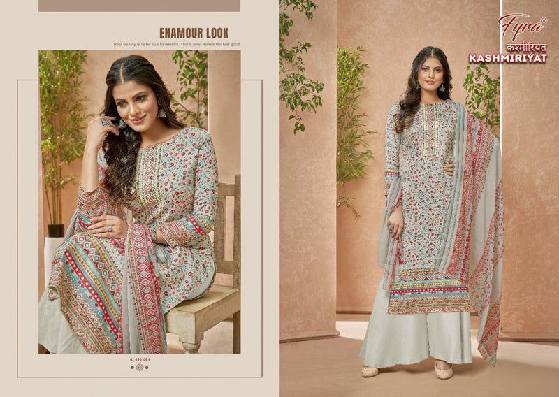Fyra Designing Hub Kashmiriyat Jam Cotton Festive Wear Salwar Suits With Digital Print