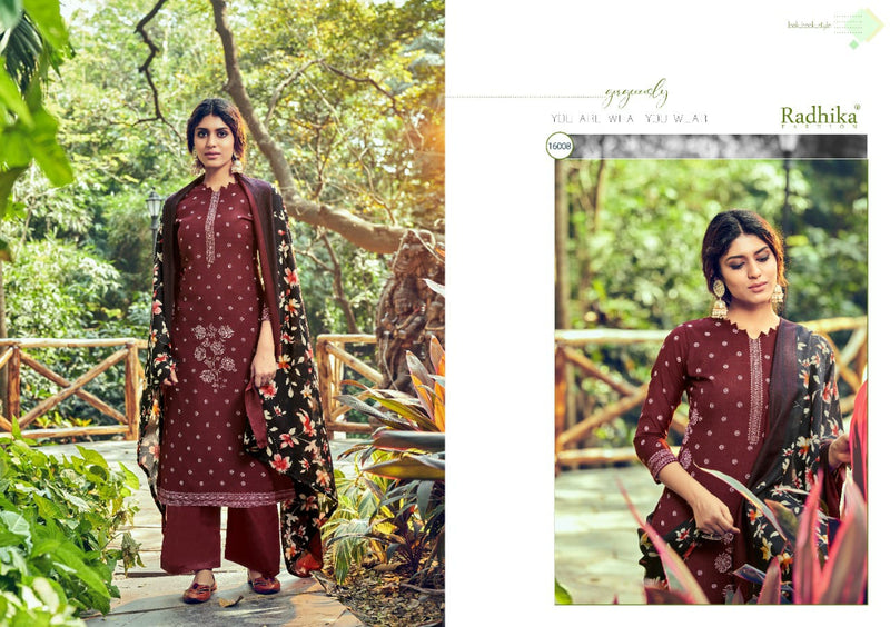 Radhika Fashion Azara Kenza Vol 4 Cotton Fancy Stylish Festive Wear Salwar Suits