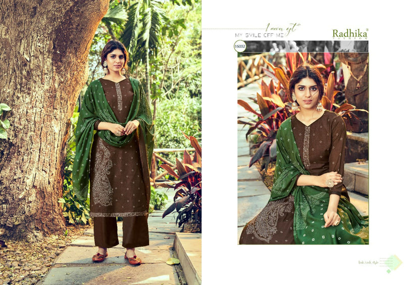 Radhika Fashion Azara Kenza Vol 4 Cotton Fancy Stylish Festive Wear Salwar Suits