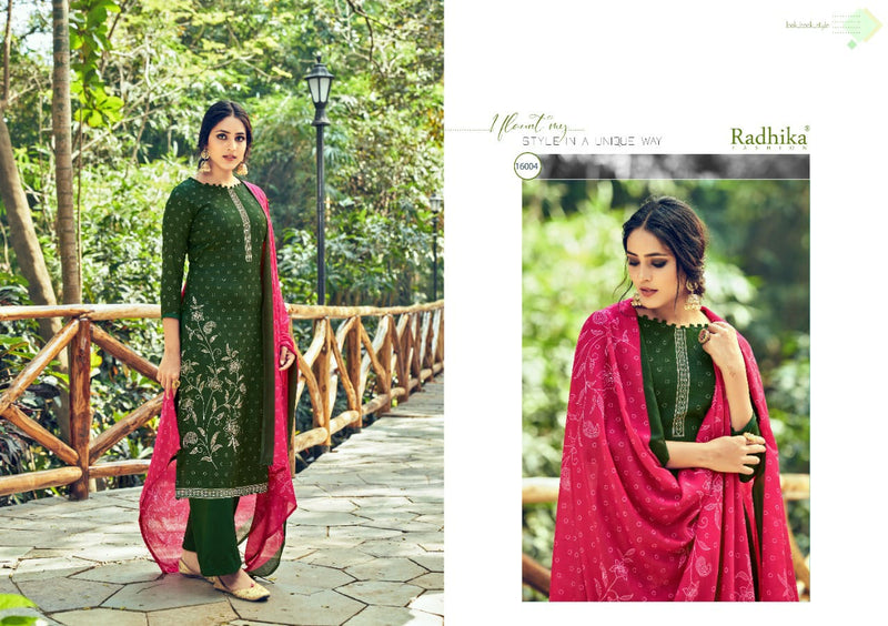 Radhika Fashion Azara Kenza Vol 4 Cotton Fancy Stylish Festive Wear Salwar Suits