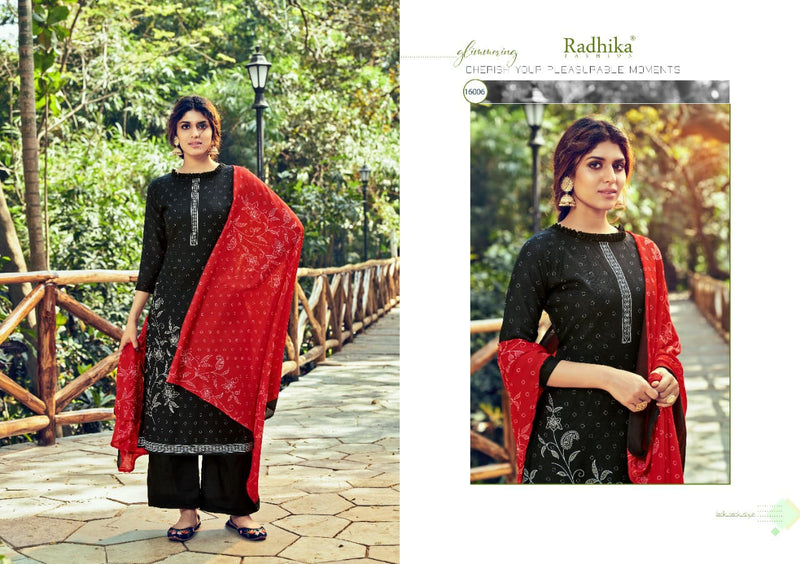 Radhika Fashion Azara Kenza Vol 4 Cotton Fancy Stylish Festive Wear Salwar Suits