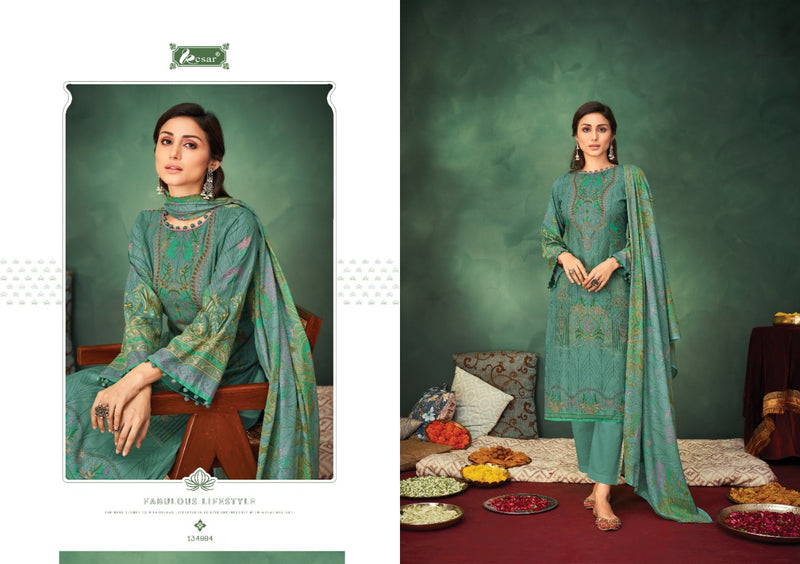 Kesar Chevron Lawn Cotton Pakistani Style Digital Printed Festive Wear Salwar Suits