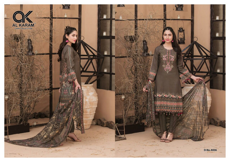 AL Karam Kesariya Magic In Print Vol 4 Cambric Cotton Printed Festive Wear Salwar Suits