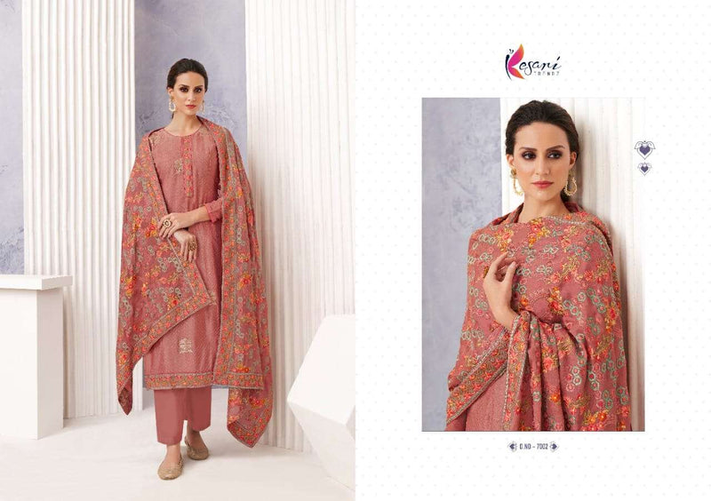 Kesri Trendz Ruby Pure Georgette  With Heavy Self Embrodiery Work Salwar Suits