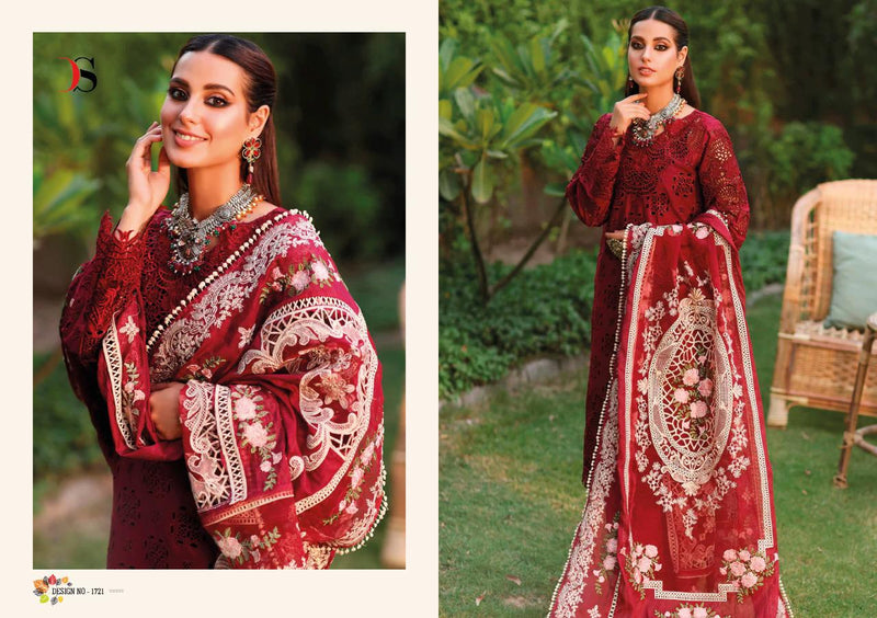 Deepsy Suits Khaf Luxury Lawn Collection Cambric Cotton Pakistani Style Embroidered Party Wear Salwar Suits