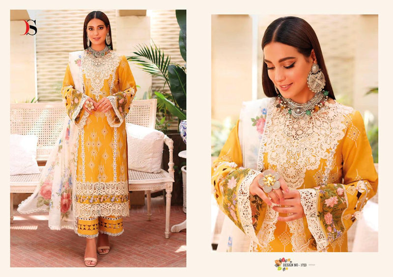 Deepsy Suits Khaf Luxury Lawn Collection Cambric Cotton Pakistani Style Embroidered Party Wear Salwar Suits