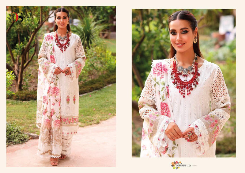 Deepsy Suits Khaf Luxury Lawn Collection Cambric Cotton Pakistani Style Embroidered Party Wear Salwar Suits