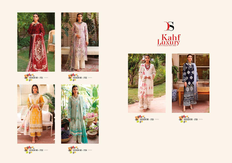 Deepsy Suits Khaf Luxury Lawn Collection Cambric Cotton Pakistani Style Embroidered Party Wear Salwar Suits