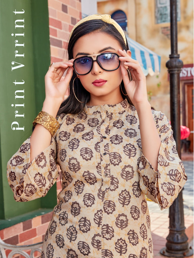 Smylee Khwab Rayon Causal Wear Kurti