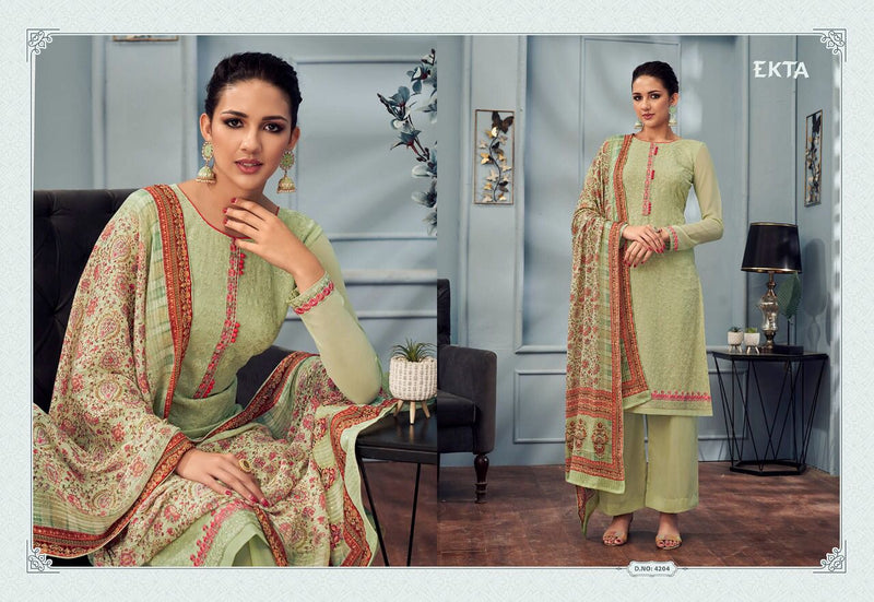 Ekta Fashion Khwaish Vol 42 Georgette Embroidered Party Wear Salwar Suits