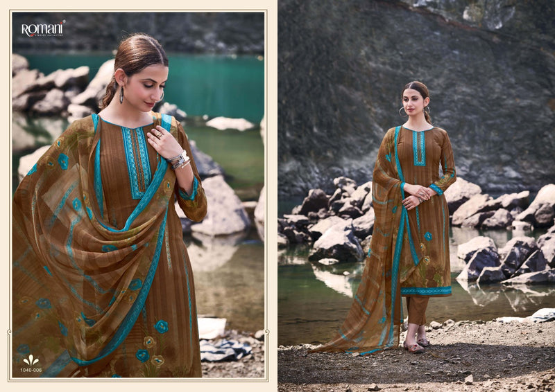 Romani Kiara Vol 2 Cotton Festive Wear Salwar Suits With Digital Prints