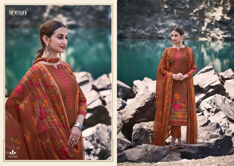 Romani Kiara Vol 2 Cotton Festive Wear Salwar Suits With Digital Prints