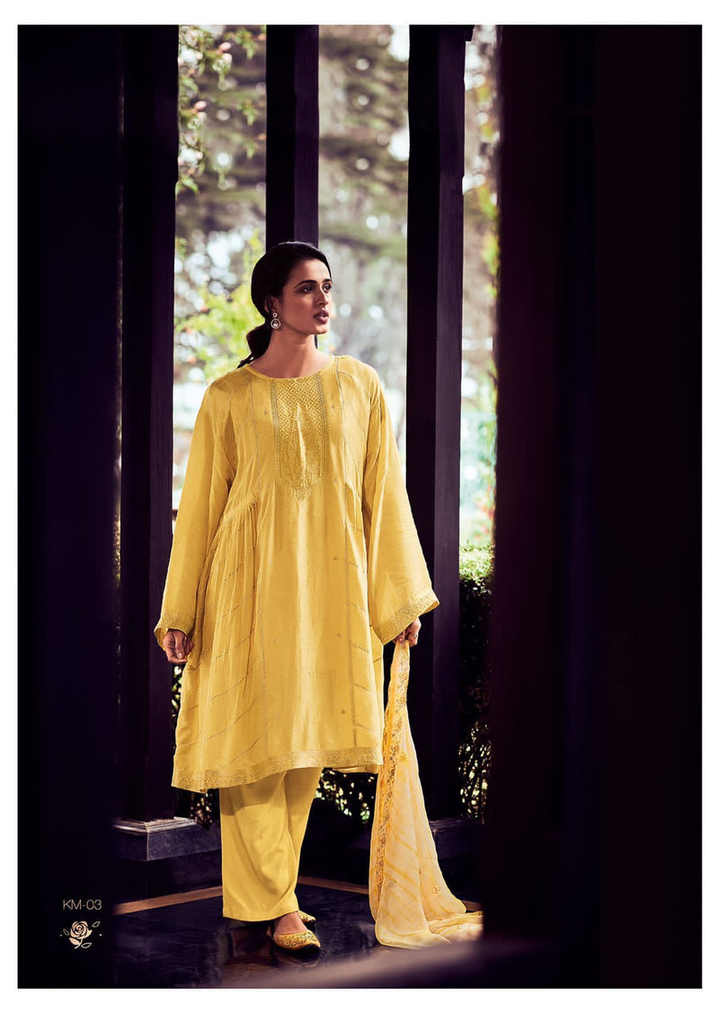 Varsha Kimber Viscose With Embroidery Work stylish Designer Festive Wear Salwar Suit