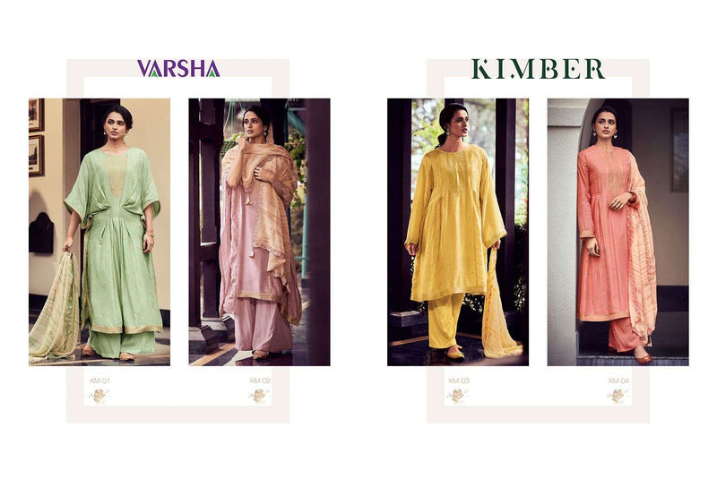 Varsha Kimber Viscose With Embroidery Work stylish Designer Festive Wear Salwar Suit