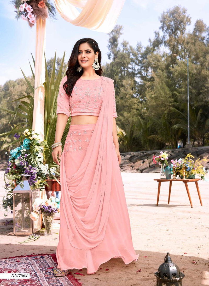 Anju Fabs Kit Kat Vol 3 Georgette With Heavy Beautiful Embroidery Work Stylish Designer Fancy Long Kurti