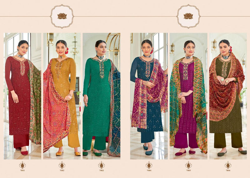 Kala Fashion Komolika Viscose With Beautiful Heavy Embroidery Work Stylish Designer Festive Wear Fancy Salwar Kameez