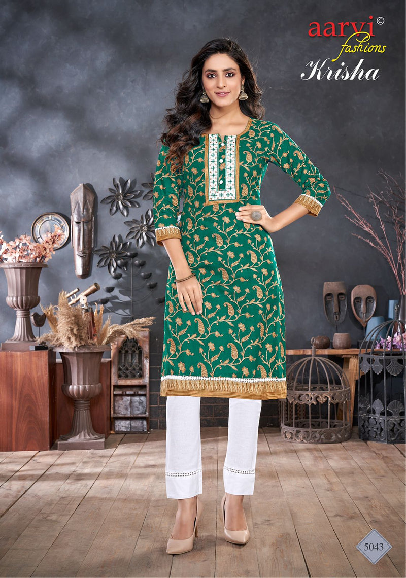 Aarvi Fashion Krisha Lawn Cotton Causal Wear Salwar Suit