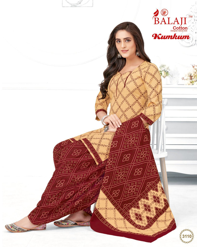 Balaji Cotton Kumkum Vol 31 Cotton Printed Daily Wear Salwar Kameez