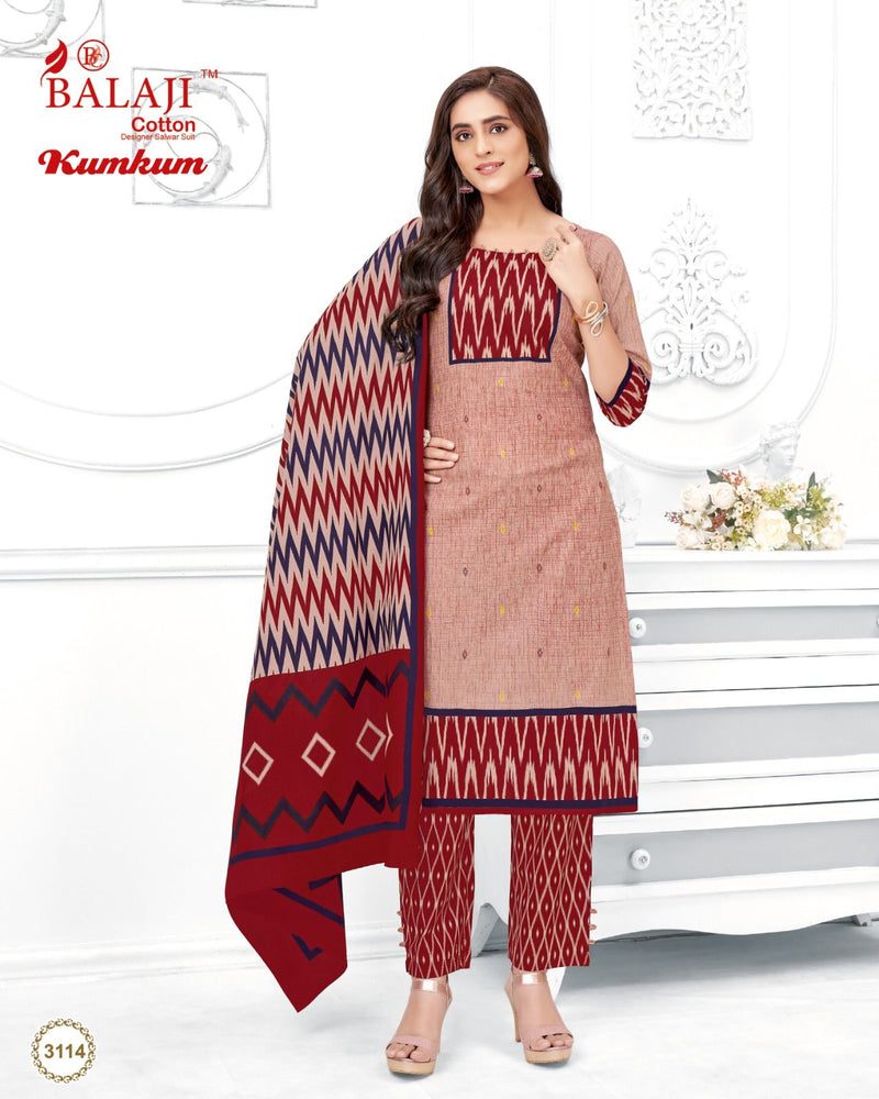 Balaji Cotton Kumkum Vol 31 Cotton Printed Daily Wear Salwar Kameez
