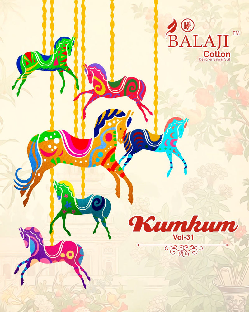 Balaji Cotton Kumkum Vol 31 Cotton Printed Daily Wear Salwar Kameez