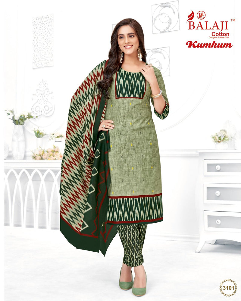 Balaji Cotton Kumkum Vol 31 Cotton Printed Daily Wear Salwar Kameez
