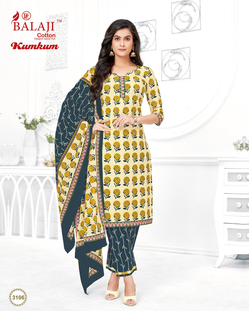 Balaji Cotton Kumkum Vol 31 Cotton Printed Daily Wear Salwar Kameez