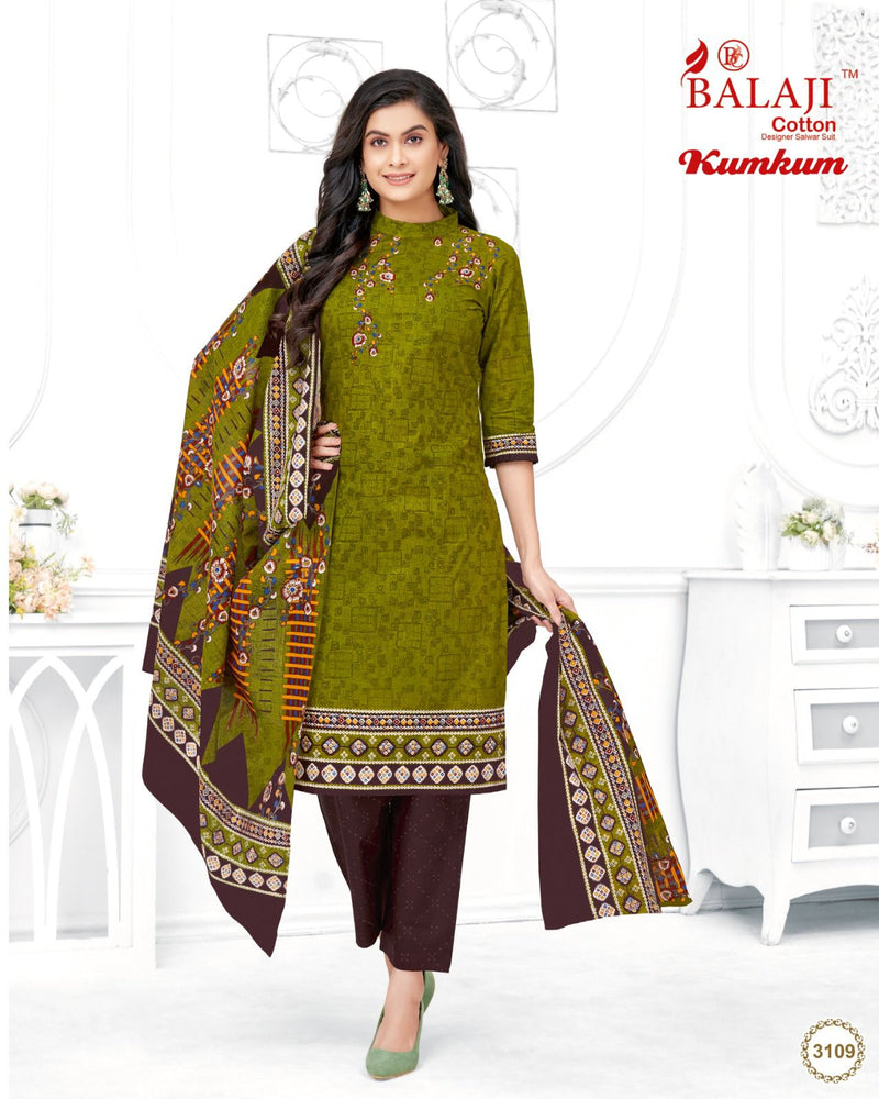 Balaji Cotton Kumkum Vol 31 Cotton Printed Daily Wear Salwar Kameez