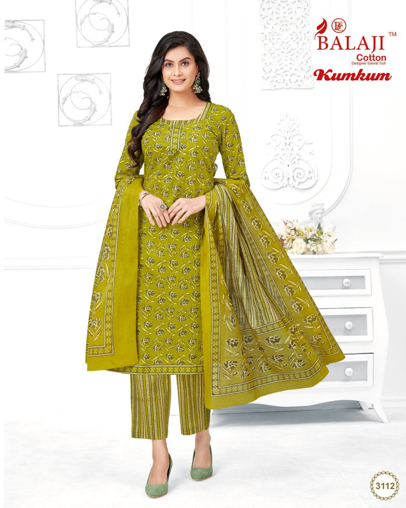 Balaji Cotton Kumkum Vol 31 Cotton Printed Daily Wear Salwar Kameez