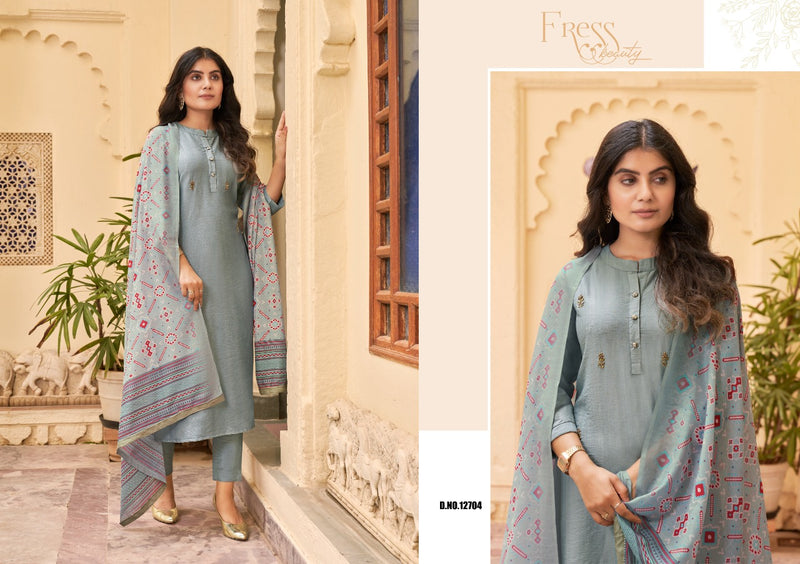 Kajree Fashion Harrier Pure Viscose With Khatli Work Stylish Kurti