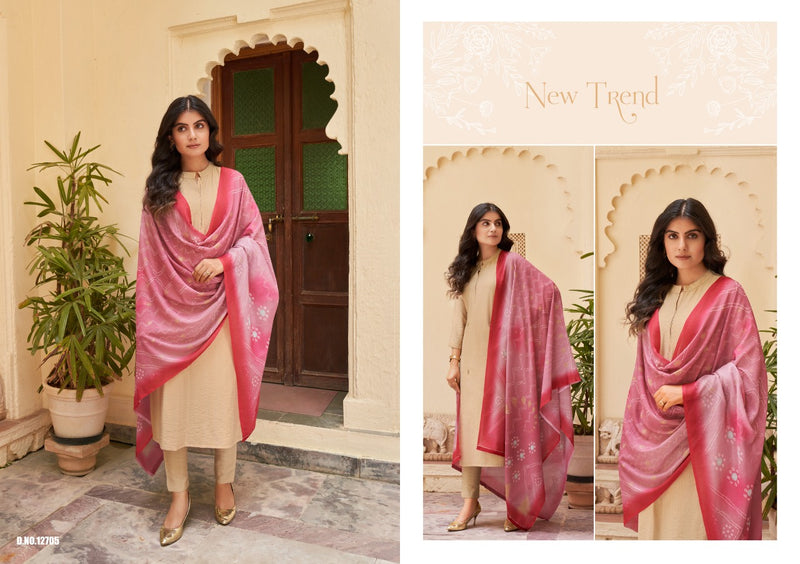 Kajree Fashion Harrier Pure Viscose With Khatli Work Stylish Kurti