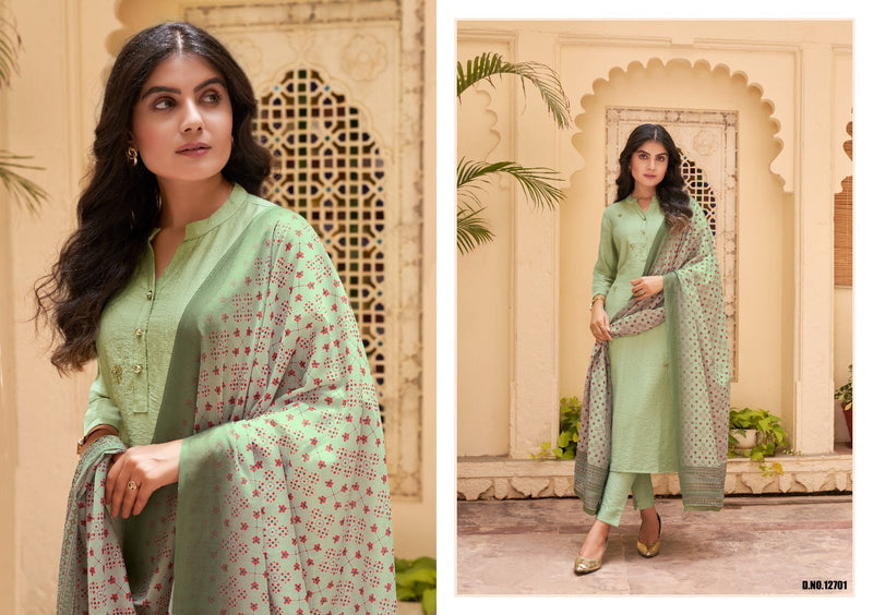 Kajree Fashion Harrier Pure Viscose With Khatli Work Stylish Kurti