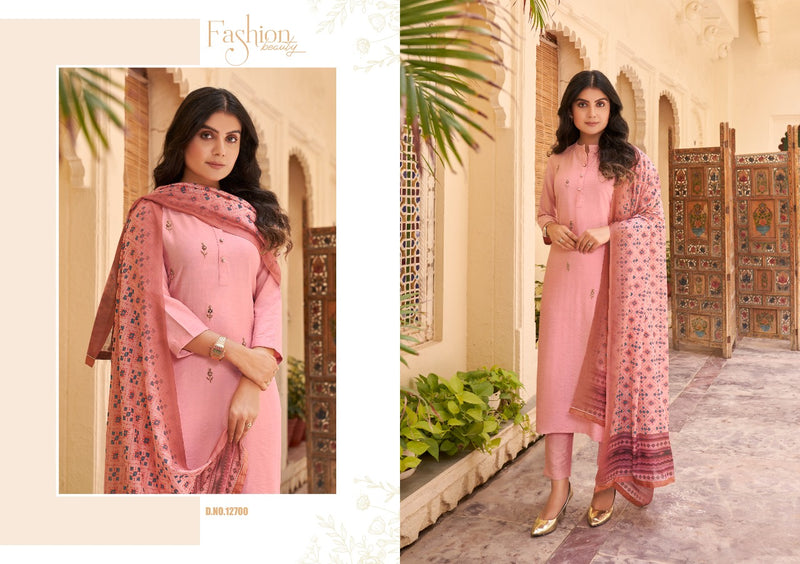 Kajree Fashion Harrier Pure Viscose With Khatli Work Stylish Kurti