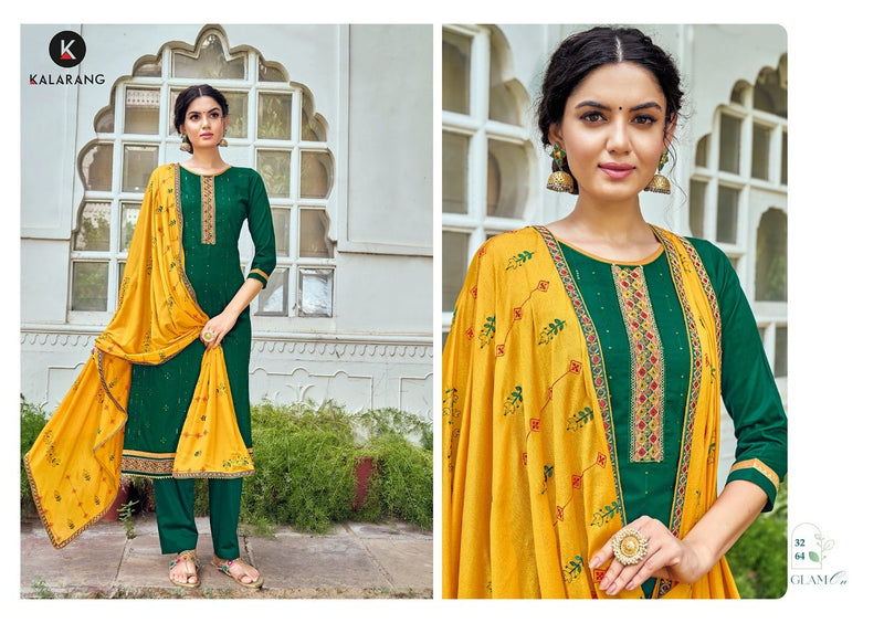 Kalarang Fashion Tanisha Jam Silk Cotton Embroidery Work