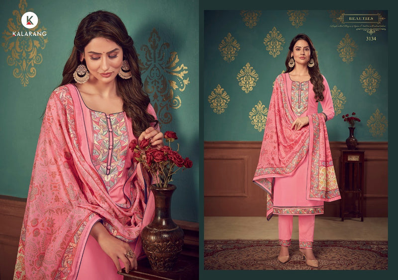Kalarang Fashion Vedika Maslin With Fancy Work Salwar Suit